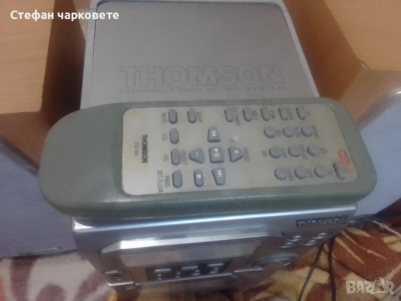 Аудио уредба със тонколони комплект и дистанционно , снимка 1