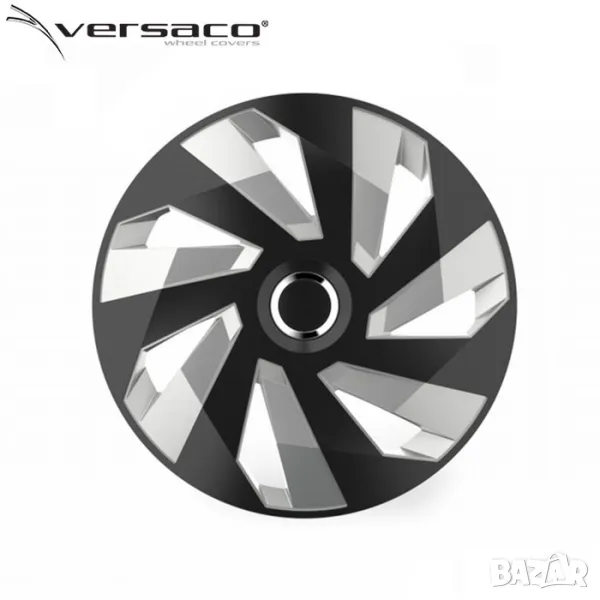 Тасове за джанти Versaco Vector RC Black / Silver, снимка 1