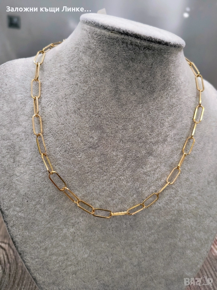 НОВО Златно Колие 4.55гр / 14К, снимка 1