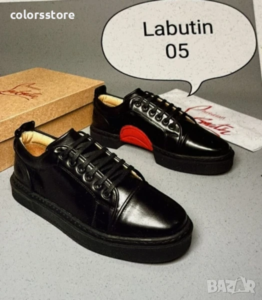 Мъжки черни обувки Cristian Labrotin/BR116, снимка 1