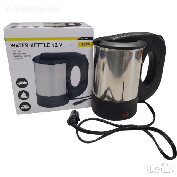 Електрическа кана за автомобил Automat, 12V, 125W, 0.5l, Сив, снимка 1