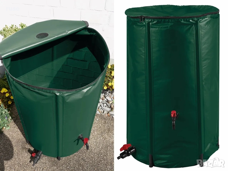 НОВ! Резервоар за дъждовна вода сгъваем 250л, снимка 1