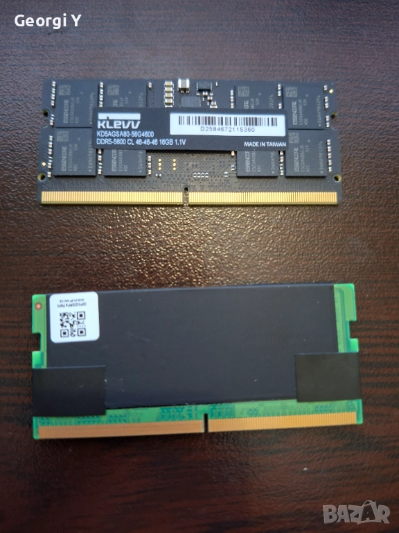 32GB (2x16GB) DDR5 5600 SODIMM (лаптоп), снимка 1