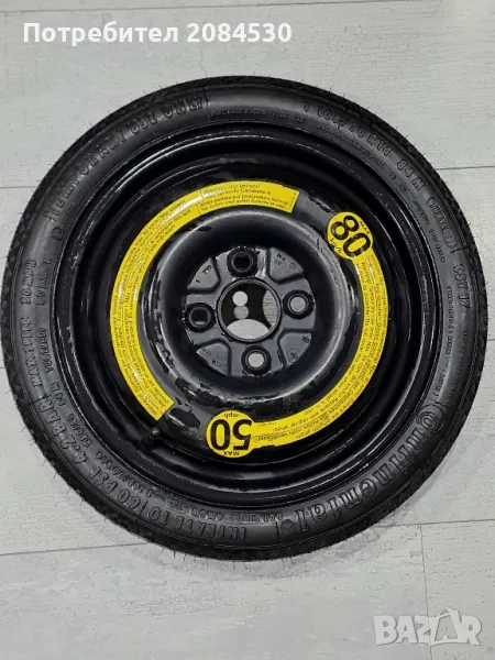 Резервна гума( патерица)105/70/14 -[4х100], снимка 1