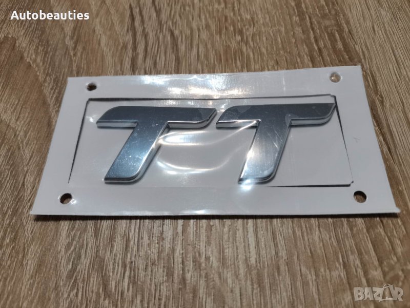 сребристи емблеми надписи Ауди ТТ стар стил, снимка 1