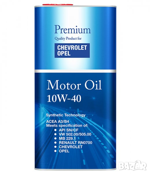 Масло Opel / Chevrolet 10W40 5л, снимка 1