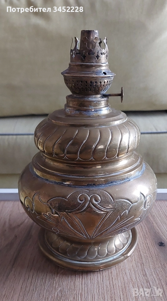 лампа газена Kosmos месинг за колекционери , снимка 1