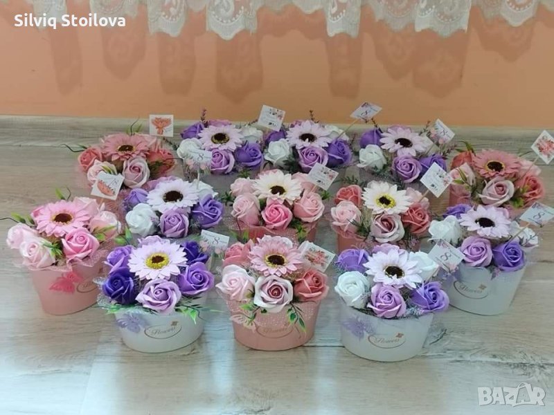 Букети със сапунени цветя, снимка 1