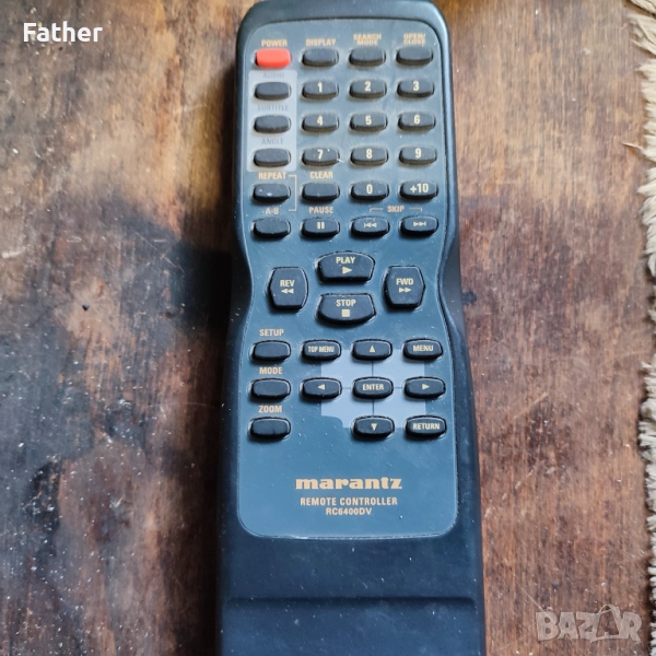 Дистанционно Marantz RC6400DV за DVD плейъри , снимка 1