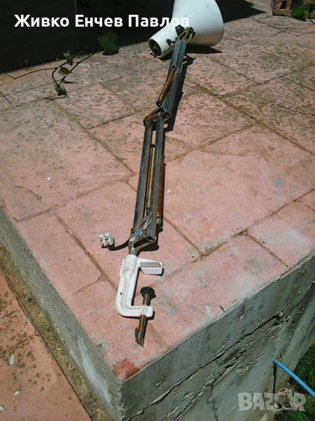 Стара чертожна лампа, снимка 1