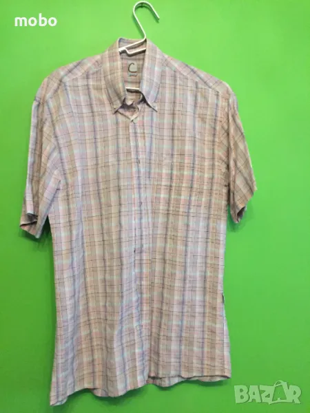 Мъжка риза, марка Camel,  къс  ръкав, с яка, размер „ L, снимка 1