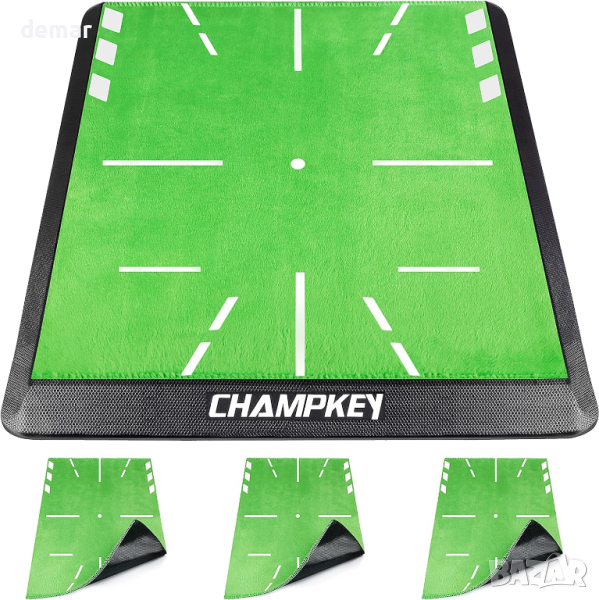 CHAMPKEY 12" x 17" Сменяема ударна постелка за голф 2.0 Edition, снимка 1