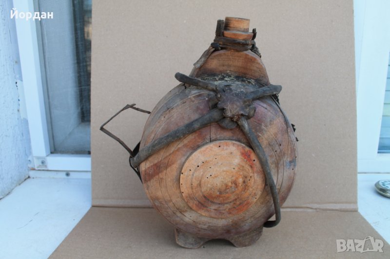 Дървена бъклица за украса , снимка 1