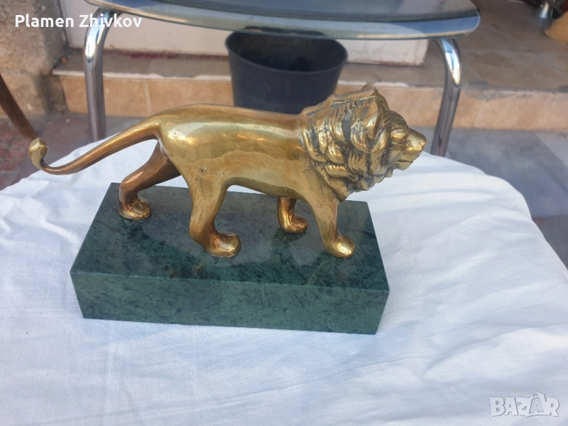Пластика от бронз - Лъв, снимка 1