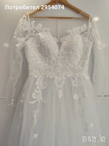 Чисто нова булчинска/сватбена рокля Л 180лв, снимка 1