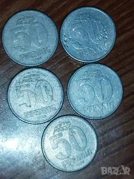 50 пфениг 1958г. ГДР, снимка 1