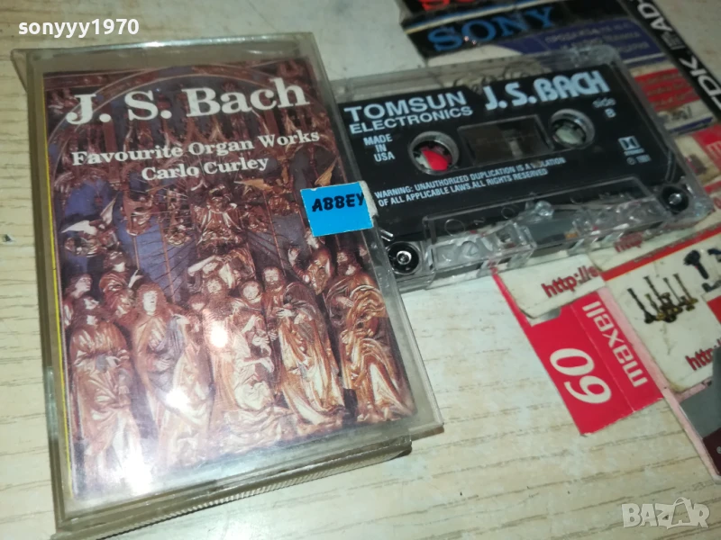 J.S.BACH MADE IN USA-ORIGINAL TAPE 2407251151, снимка 1