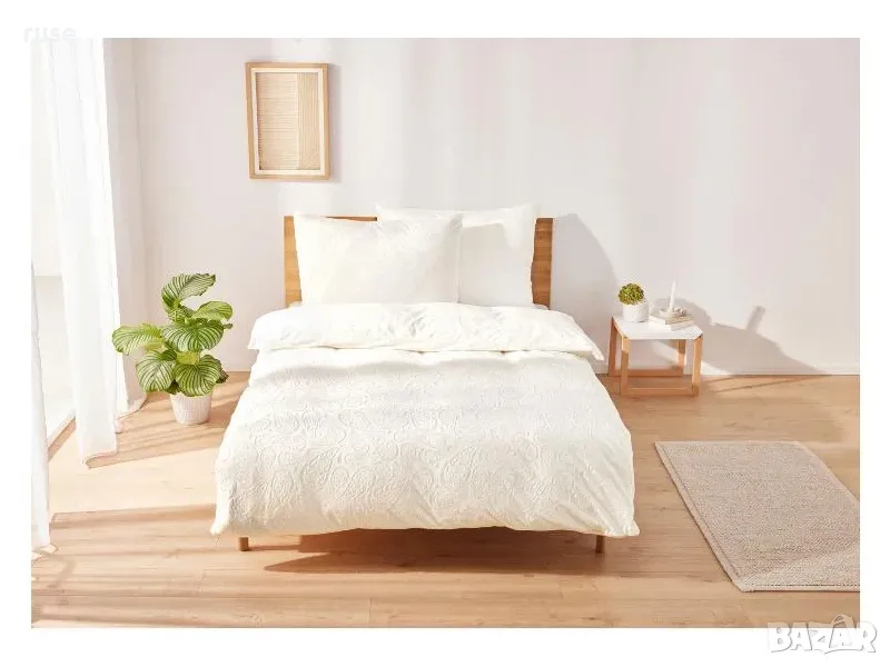 НОВИ! Плюшен спален комплект двулицев плик 200х220см и 2 калъфки 50х70см, снимка 1