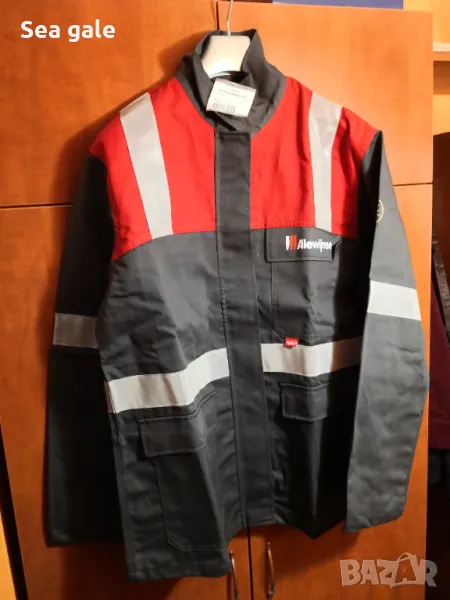 Работен гащеризон,яке и предпазна шапка, снимка 1