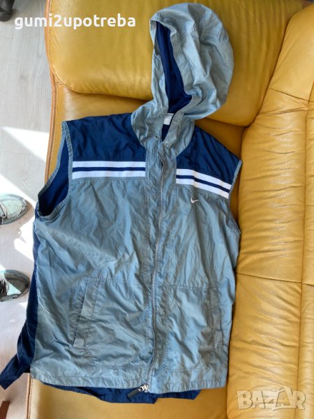 Елек Nike Оригинал L размер син/сив Употребяван, снимка 1
