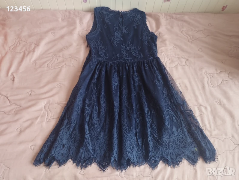Детска рокля дантела с еластична подплата , снимка 1