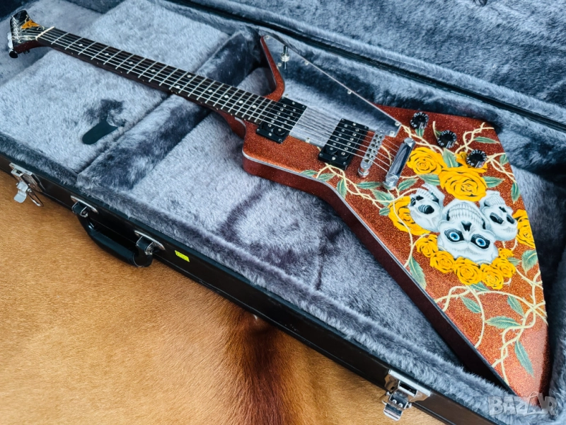 УНИКАТ! 2006 Gibson Explorer '76 Custom Mod!, снимка 1