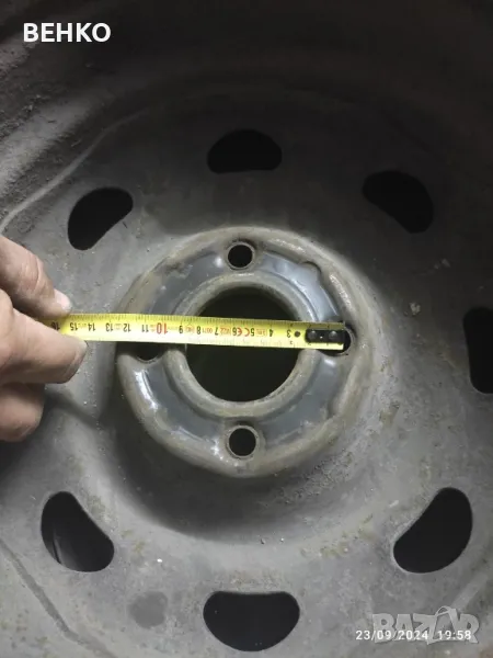 стоманени джанти 4 по 108 15, снимка 1