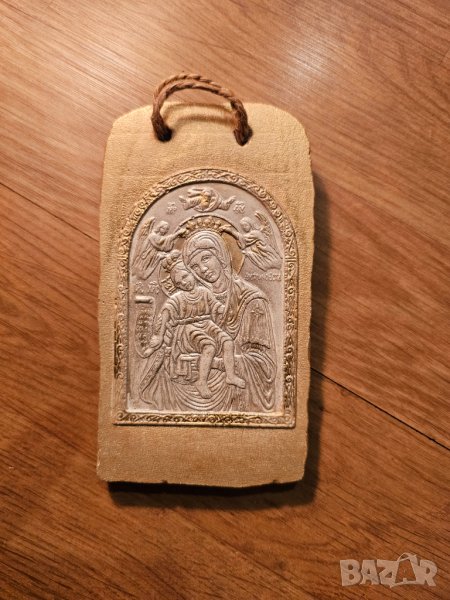 Старинна Икона на БОГОРОДИЦА С МЛАДЕНЕЦА Дева Мария  религия, снимка 1