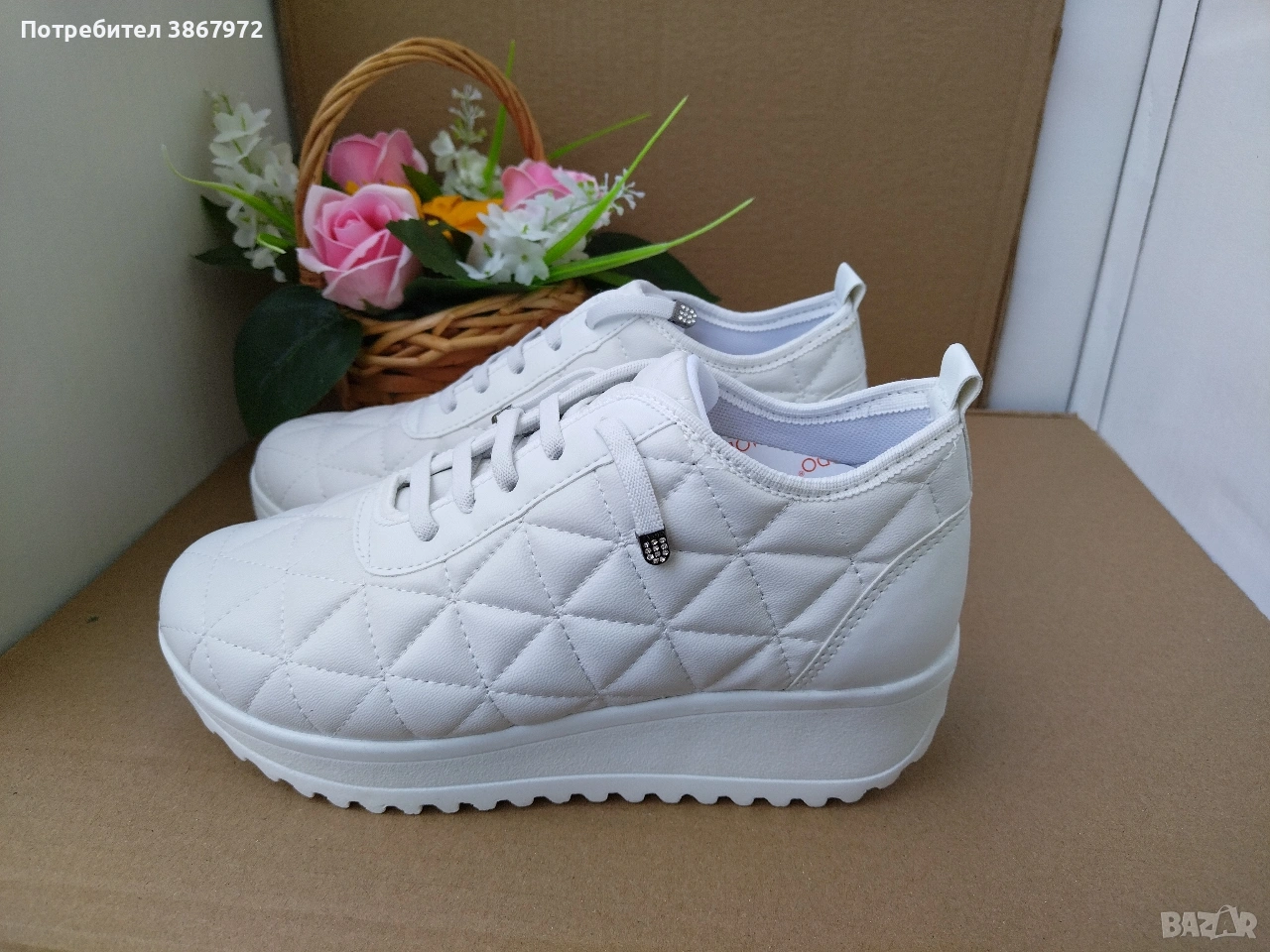 Дамски обувки на платформа , снимка 1