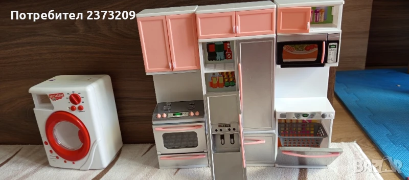 Кухня за кукли Барби,пералня и магазин, снимка 1