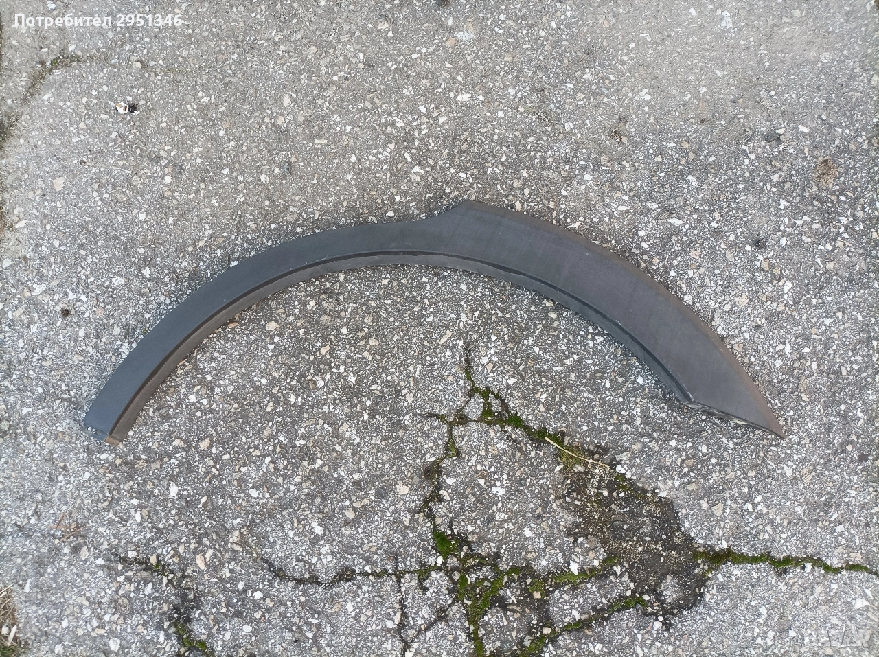 пластмасова вежда лайсна калник Шевролет Каптива Chevrolet Captiva Facelift, снимка 1