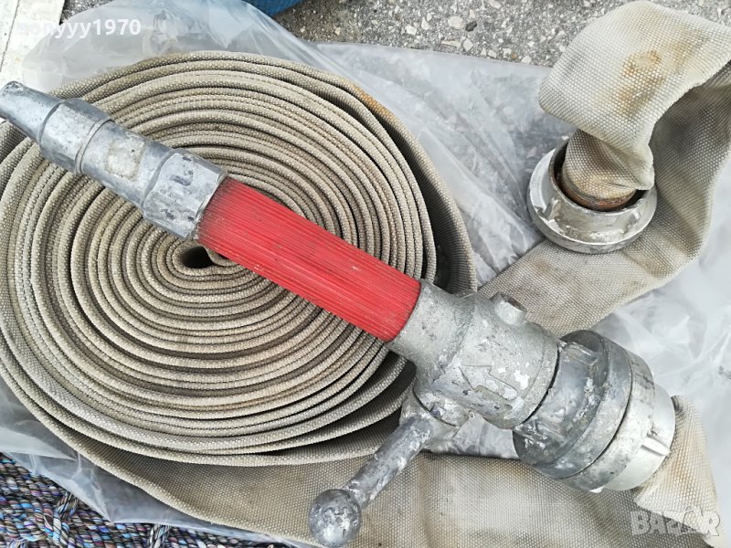 ПОЖАРЕН МАРКУЧ СЪС СТРУЙНИК 0804231736, снимка 1