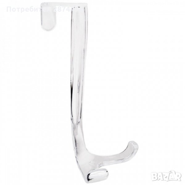 2674 ЗАКАЧАЛКА ЗА КЪРПИ ДВОЙНА БЕЗ ПРОБИВАНЕ, снимка 1