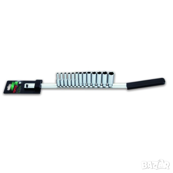 TOPTUL дълги вложки 1/4 13 части, снимка 1