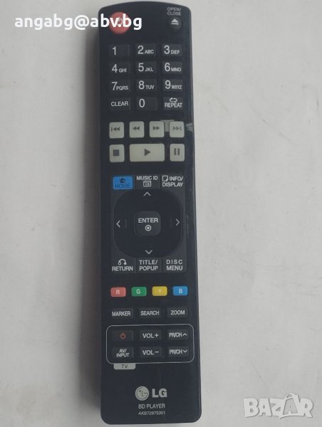 LG BD Player AKB72975301, снимка 1