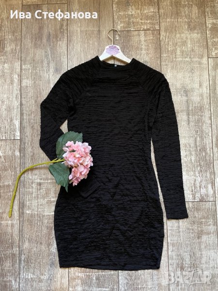 Страхотна нова еластична черна парти елегантна рокля H&M hm h&m , снимка 1