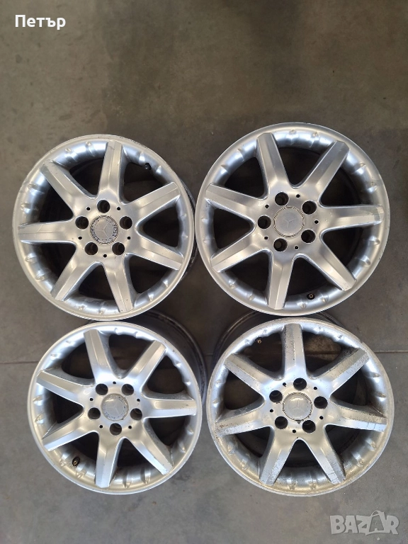 АЛУМИНИЕВИ ДЖАНТИ ЗА МЕРЦЕДЕС- 5Х112-66.6-16 цола, снимка 1