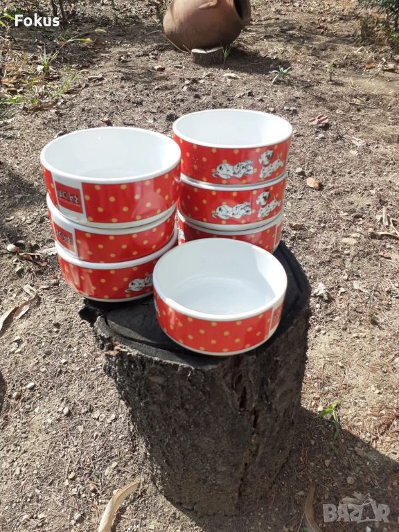 Детски българси порцелан порцелан купички далматинци, снимка 1