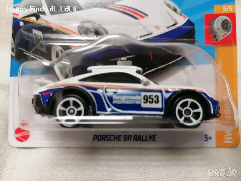  💕🧸 Hot Wheels Porsche 911 Rallye HW Turbo, снимка 1