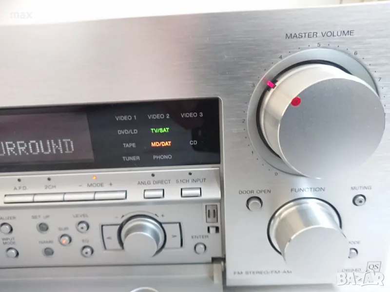 Sony str-db 940qs ;5*110 w -140 w на канал ;най- мощен в серия Qs.Бартер за глава aiwa xh-a1000, снимка 1