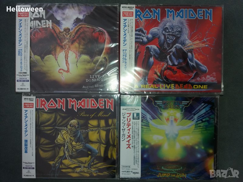 Iron Maiden,Metallica,Death,Helloween, снимка 1