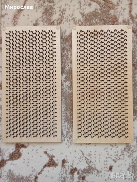 Садху дъски/брезов шперплат/ за начинаещи с перфектно поцинковани пирони., снимка 1