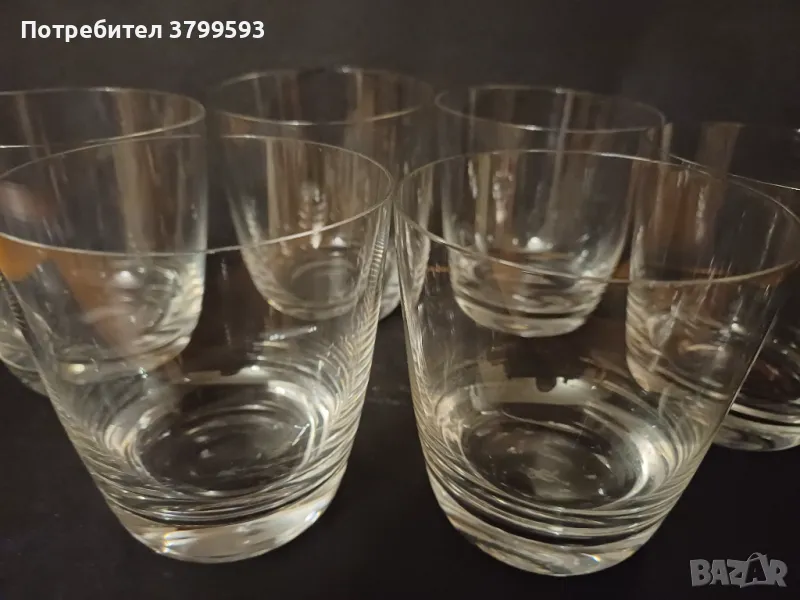 6 кристални чаши Rosenthal за водка/уиски, снимка 1