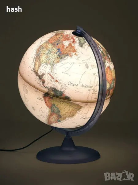 Голям Италиански Глобус Лампа Диаметър 30 см., снимка 1