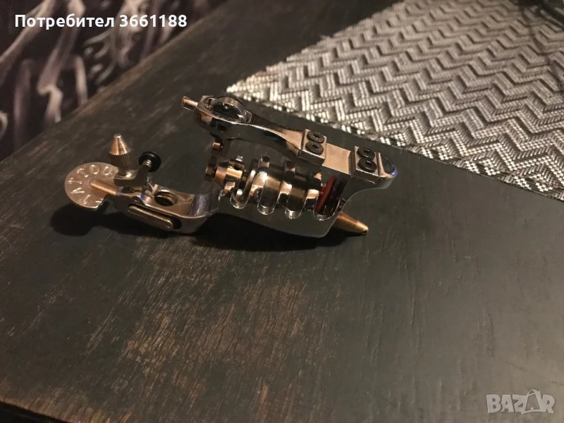 Универсална роторна таттоо машина хром, снимка 1