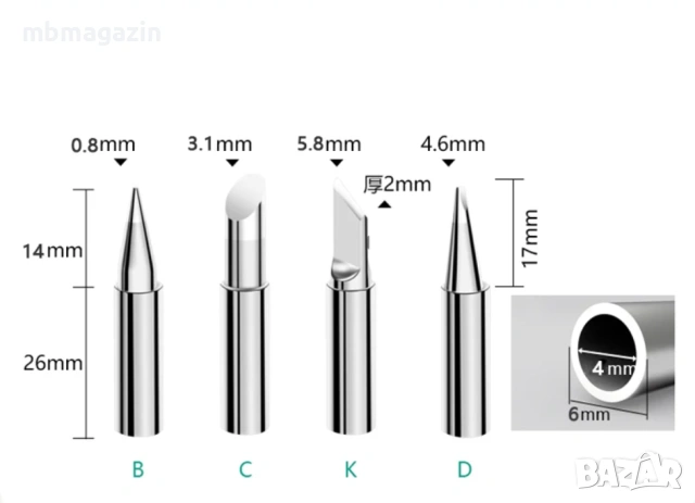 Handskit 90W Поялник с цифров контрол на температура и автоматичен сън, снимка 7 - Други инструменти - 53750623