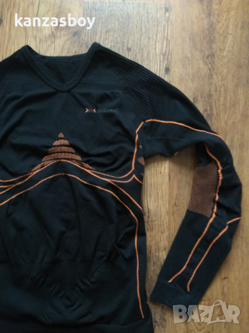 X-Bionic Shirt Energy Accumulator black/orange - мъжка термо блуза КАТО НОВА Л-ХЛ, снимка 3 - Спортни дрехи, екипи - 44828247