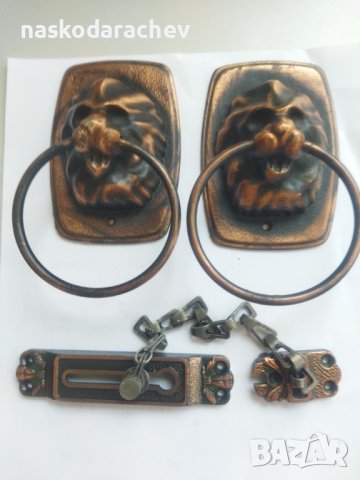 Чукалка за врата лъвска глава, чукалки за врати лъвски глави, аксесоари за врати метални отливки , снимка 3 - Дограми - 41996829