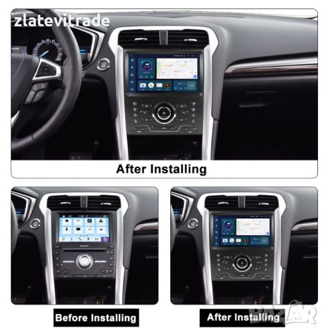 Ford Mondeo 2014-2019 - 9" Андроид Навигация , 9584, снимка 3 - Навигация за кола - 41369718