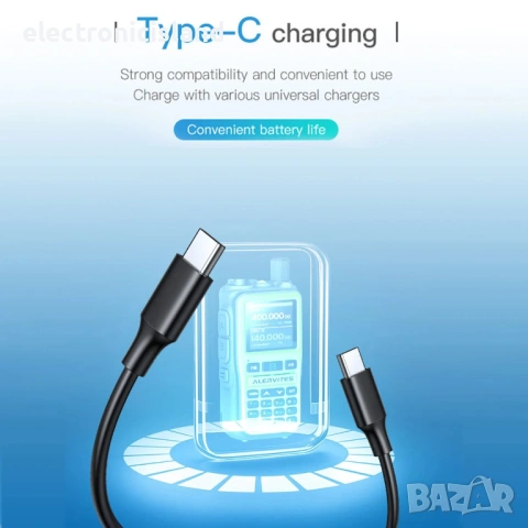 Комплект 2 броя радиостанции уоки токи BAOFENG UV-5R Mini, снимка 8 - Други - 53053408